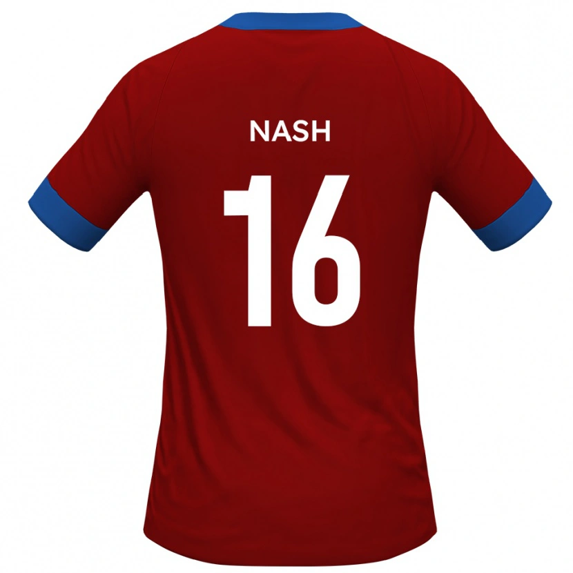 Danxen Niño Camiseta Pat Nash #16 Rojo Azul 1ª Equipación 2025/26 La Camisa