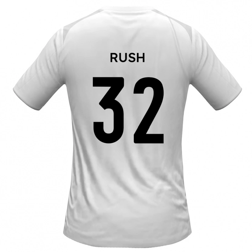 Danxen Niño Camiseta Matt Rush #32 Blanco Gris 1ª Equipación 2025/26 La Camisa