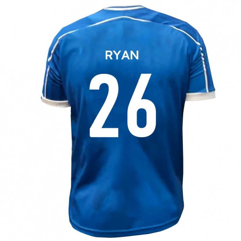 Danxen Niño Camiseta Joe Ryan #26 Azul Blanco 1ª Equipación 2025/26 La Camisa