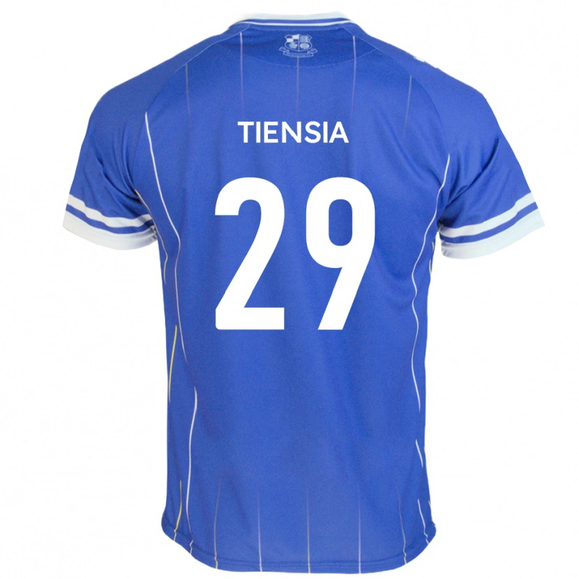 Danxen Niño Camiseta Junior Tiensia #29 Azul Real 1ª Equipación 2025/26 La Camisa