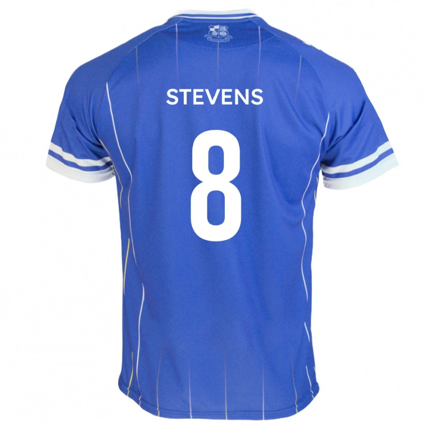 Danxen Niño Camiseta James Stevens #8 Azul Real 1ª Equipación 2025/26 La Camisa