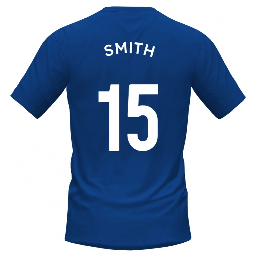 Danxen Niño Camiseta Will Smith #15 Azul Blanco 1ª Equipación 2025/26 La Camisa