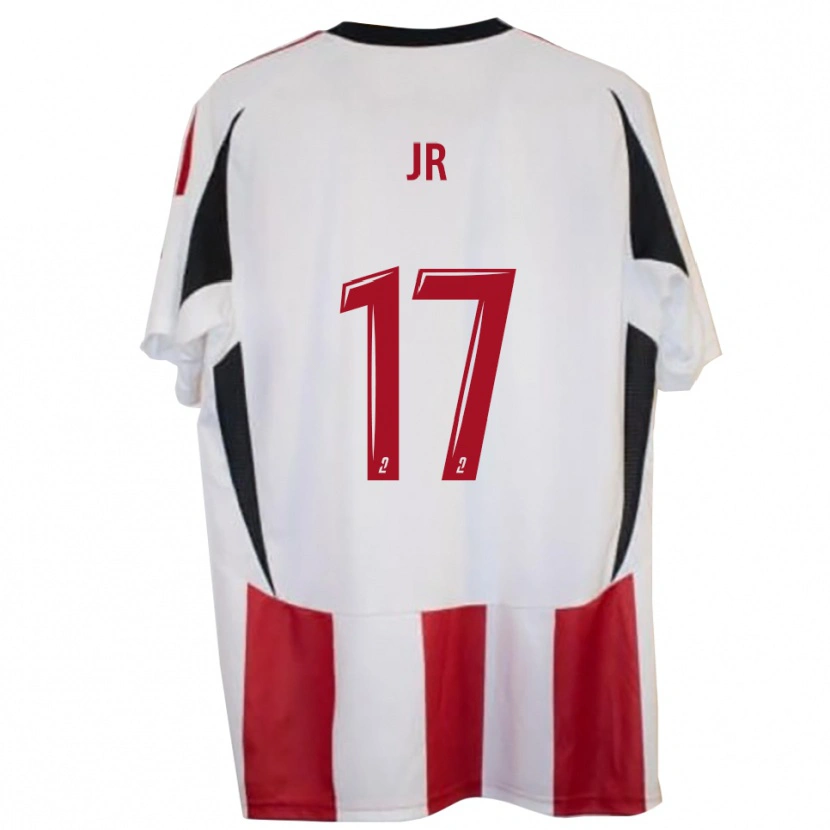 Danxen Niño Camiseta Everson Jr #17 Rojo Azul 1ª Equipación 2025/26 La Camisa