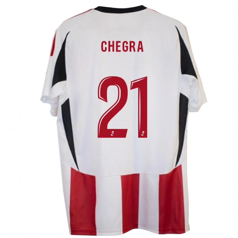 Danxen Niño Camiseta Ivane Chegra #21 Rojo Azul 1ª Equipación 2025/26 La Camisa