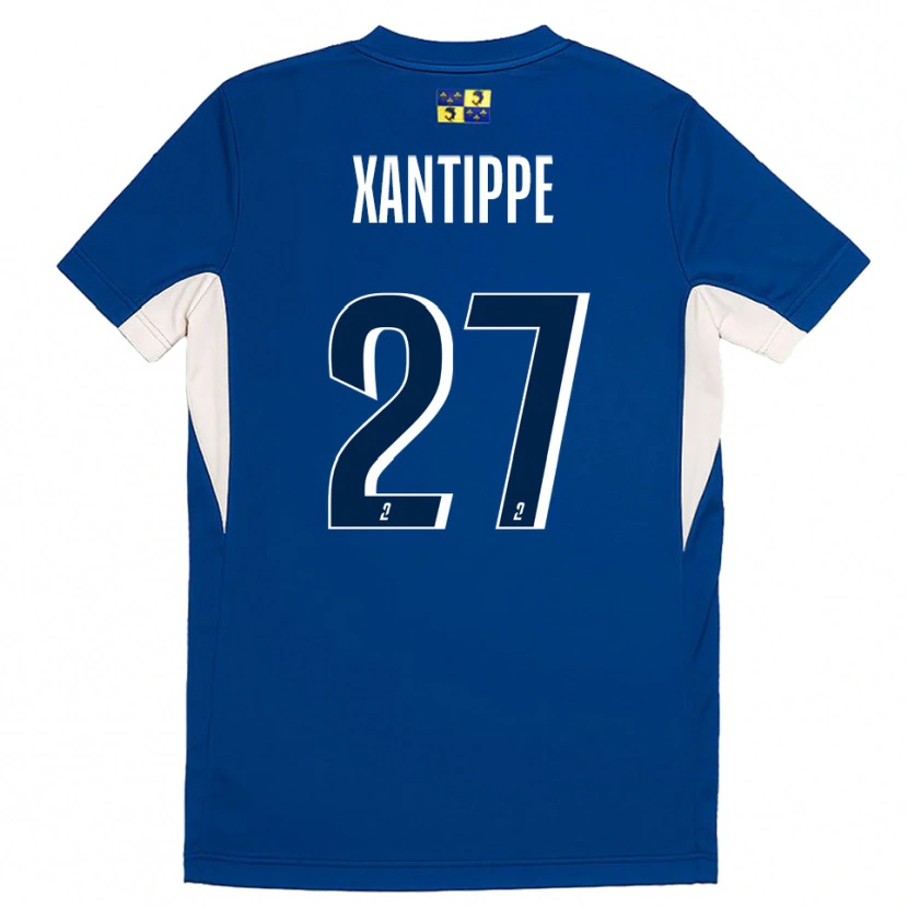 Danxen Niño Camiseta Matthéo Xantippe #27 Azul Azul Marino 1ª Equipación 2025/26 La Camisa