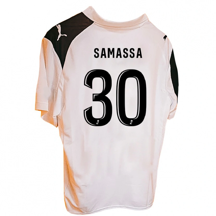Danxen Niño Camiseta Mamadou Samassa #30 Naranja Negro 1ª Equipación 2025/26 La Camisa