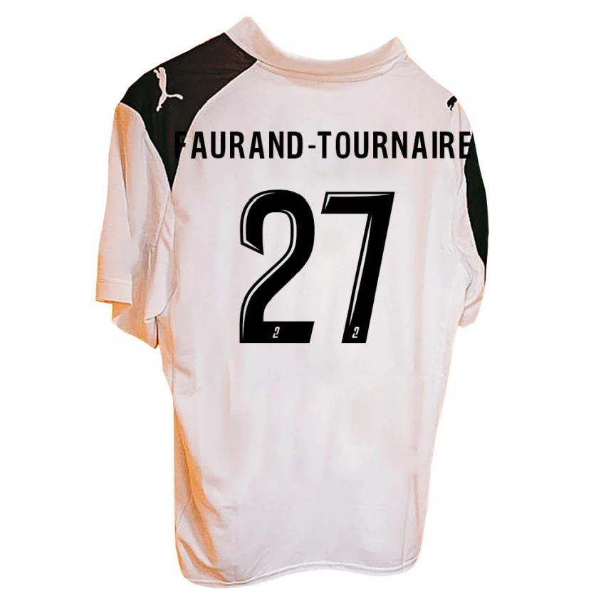 Danxen Niño Camiseta Aymeric Faurand-Tournaire #27 Naranja Negro 1ª Equipación 2025/26 La Camisa