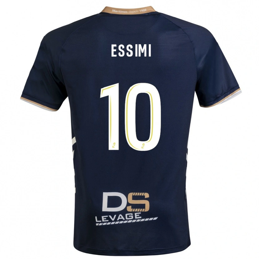 Danxen Niño Camiseta Marco Essimi #10 Azul Marino Oro 1ª Equipación 2025/26 La Camisa