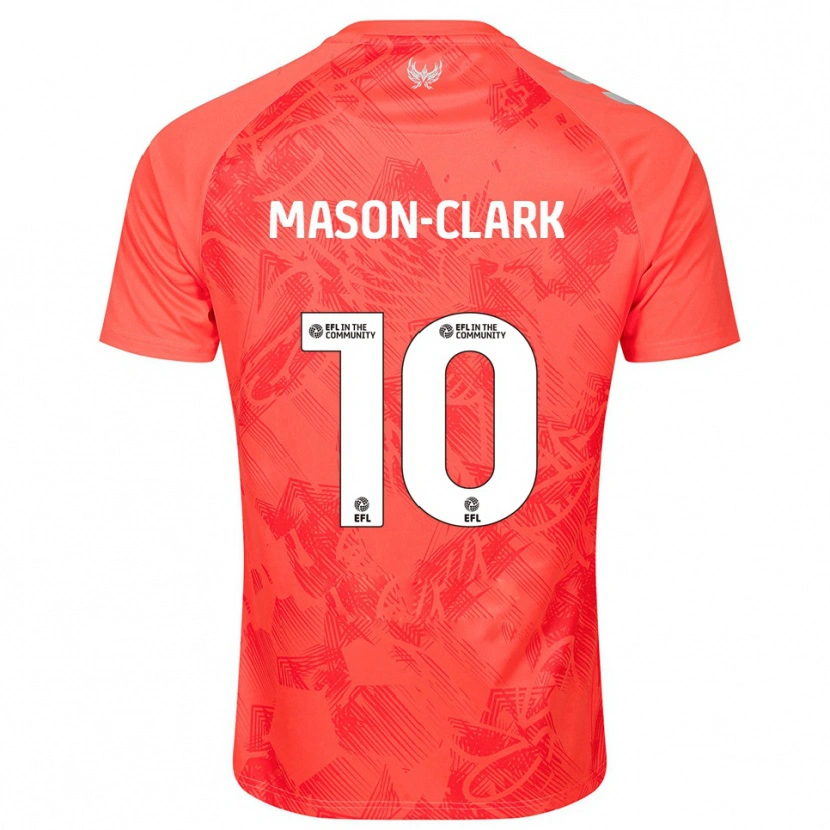 Danxen Niño Camiseta Ephron Mason-Clark #10 Naranja Blanco 2ª Equipación 2025/26 La Camisa