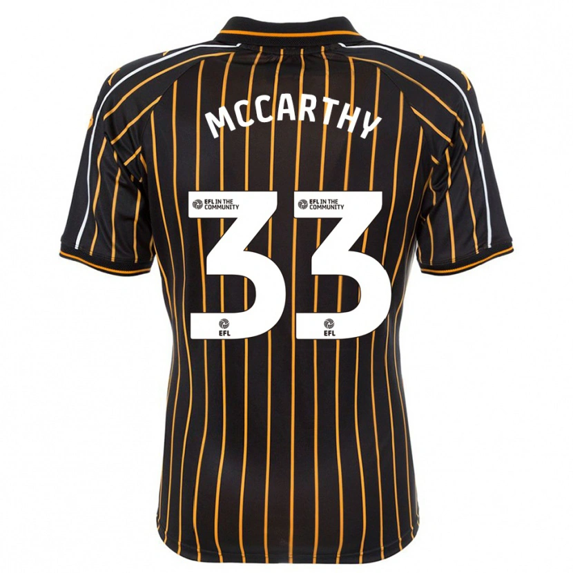 Danxen Niño Camiseta Cathal Mccarthy #33 Blanco Negro 2ª Equipación 2025/26 La Camisa