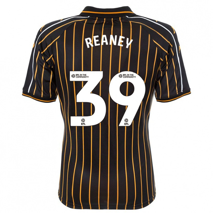 Danxen Niño Camiseta Mollie Reaney #39 Blanco Negro 2ª Equipación 2025/26 La Camisa