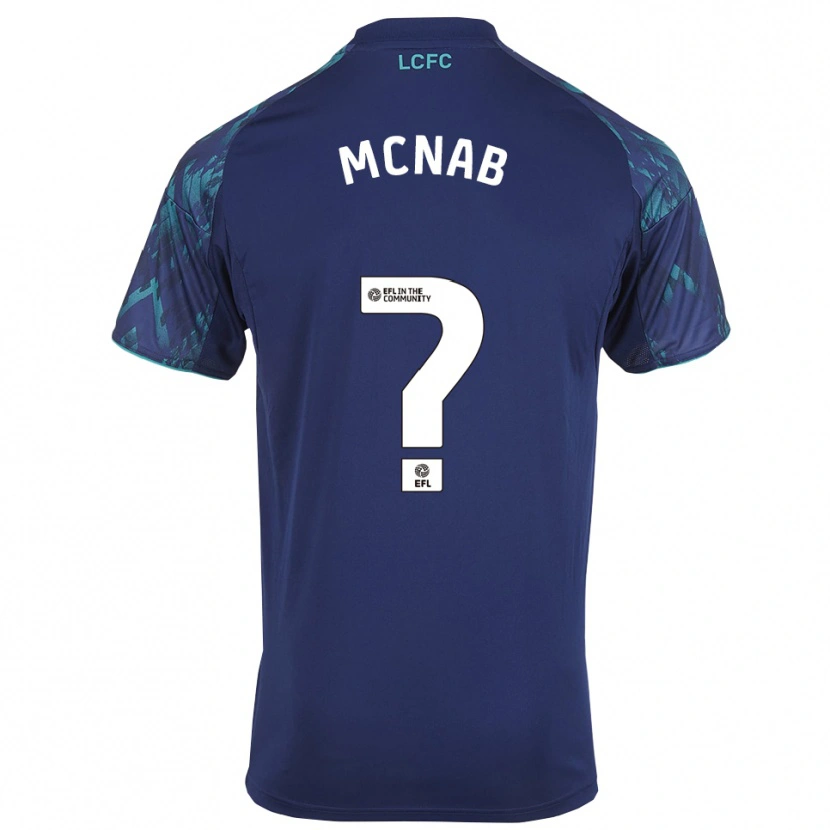 Danxen Niño Camiseta Lewis Mcnab #0 Azul Marino Verde Blanco 2ª Equipación 2025/26 La Camisa