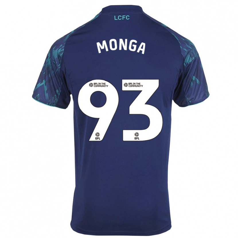 Danxen Niño Camiseta Jeremy Monga #93 Azul Marino Verde Blanco 2ª Equipación 2025/26 La Camisa