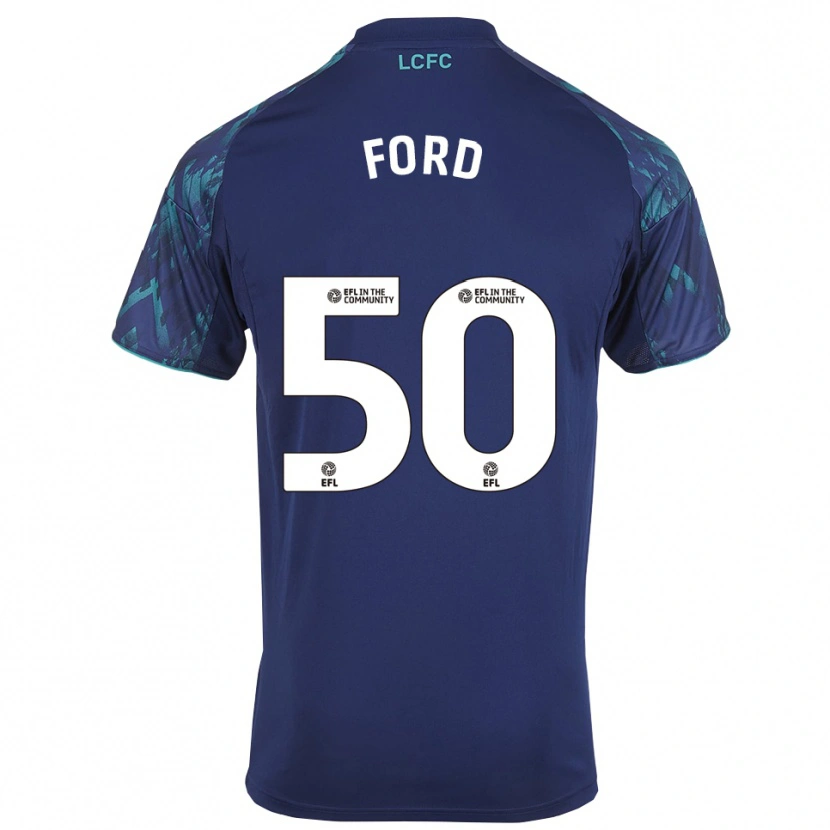Danxen Niño Camiseta Harvey Godsmark Ford #50 Azul Marino Verde Blanco 2ª Equipación 2025/26 La Camisa