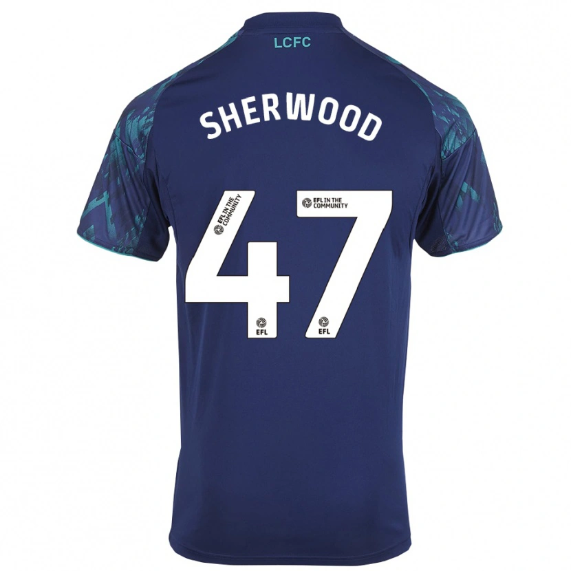 Danxen Niño Camiseta Simone Sherwood #47 Azul Marino Verde Blanco 2ª Equipación 2025/26 La Camisa