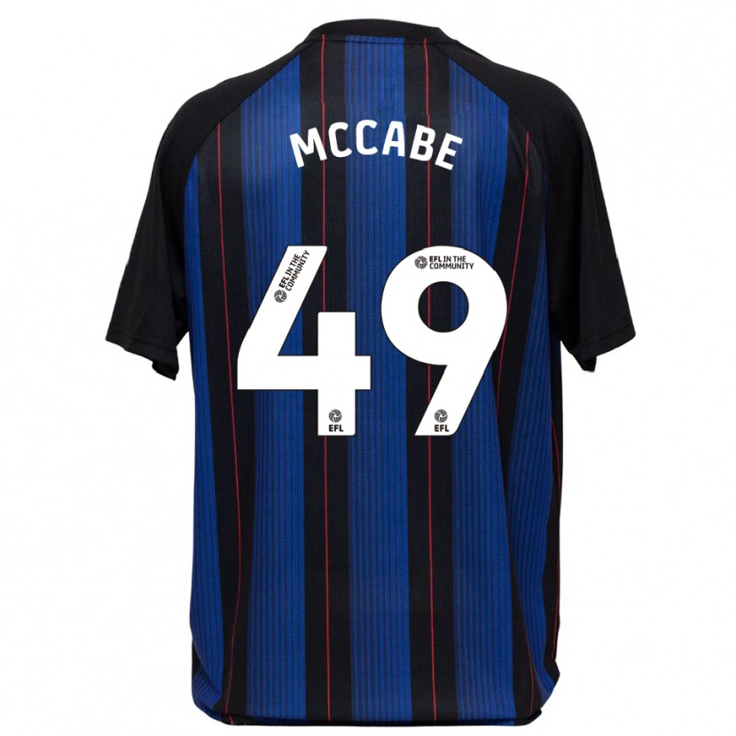 Danxen Niño Camiseta Law Mccabe #49 Azul Negro 2ª Equipación 2025/26 La Camisa