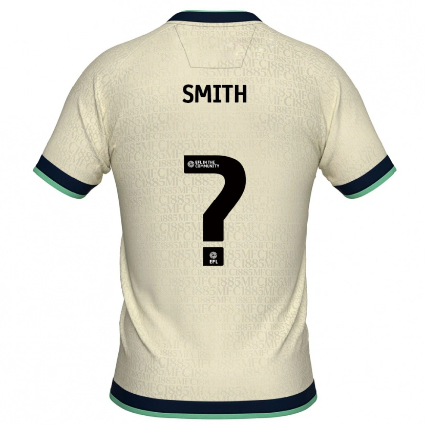Danxen Niño Camiseta Kyle Smith #0 Champán Azul Marino 2ª Equipación 2025/26 La Camisa