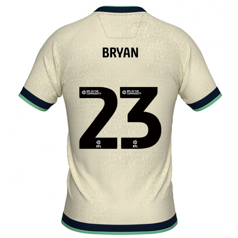 Danxen Niño Camiseta Joe Bryan #23 Champán Azul Marino 2ª Equipación 2025/26 La Camisa