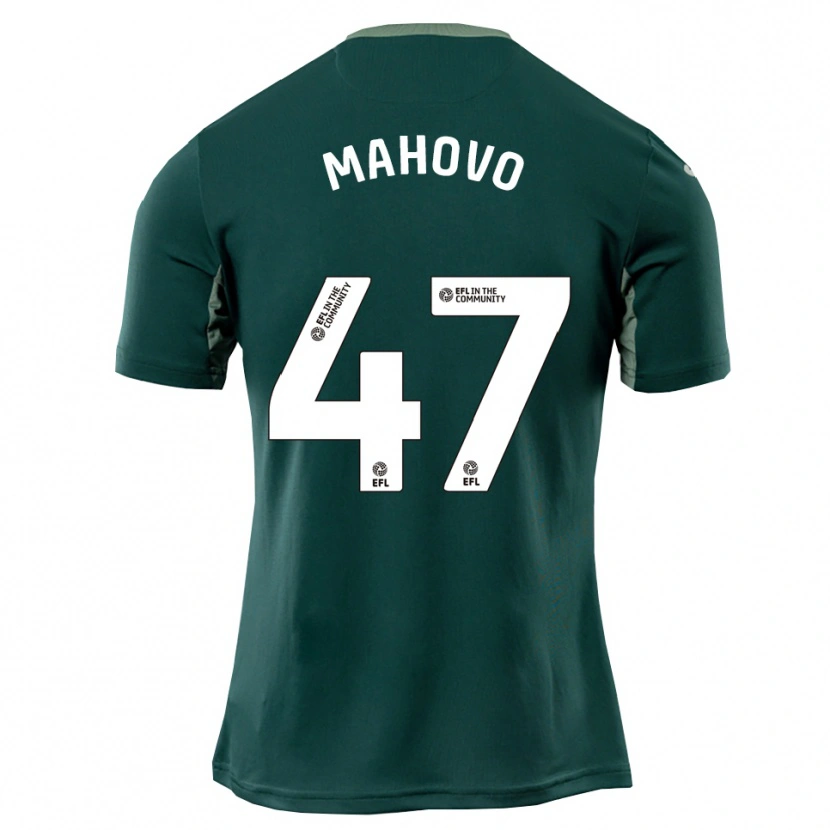 Danxen Niño Camiseta Lucien Mahovo #47 Verde Blanco Púrpura 2ª Equipación 2025/26 La Camisa