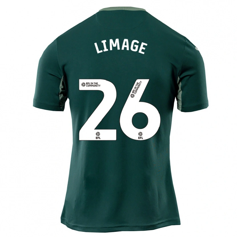 Danxen Niño Camiseta Felicity Limage #26 Verde Blanco Púrpura 2ª Equipación 2025/26 La Camisa