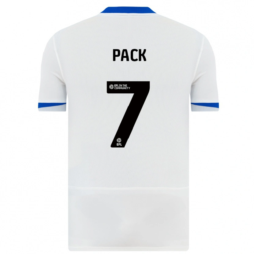 Danxen Niño Camiseta Marlon Pack #7 Blanco Negro 2ª Equipación 2025/26 La Camisa
