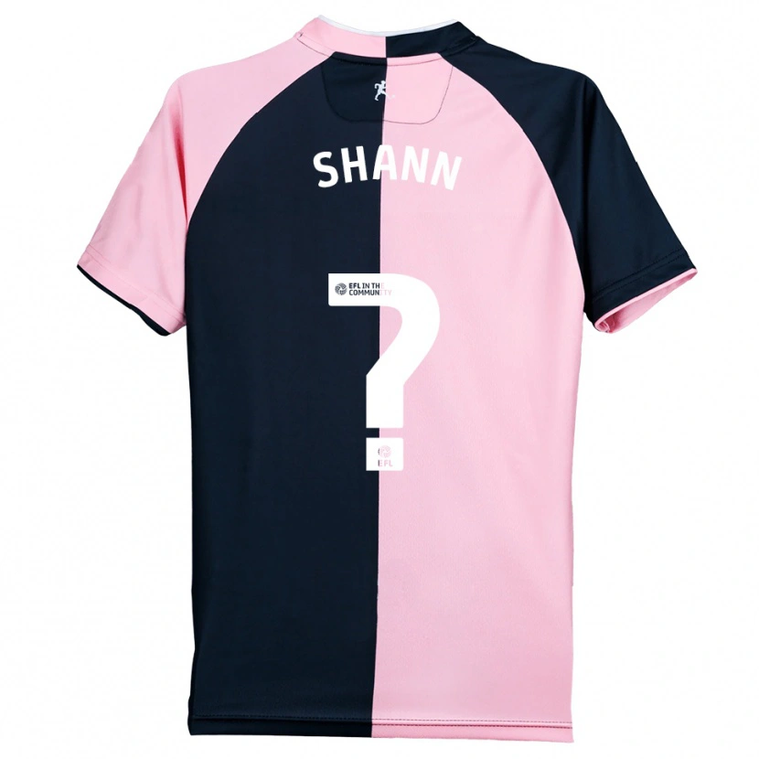 Danxen Niño Camiseta Casey Shann #0 Rosa Negro 2ª Equipación 2025/26 La Camisa