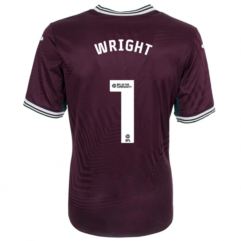 Danxen Niño Camiseta Tom Wright #1 Rojo Óxido Blanco 2ª Equipación 2025/26 La Camisa