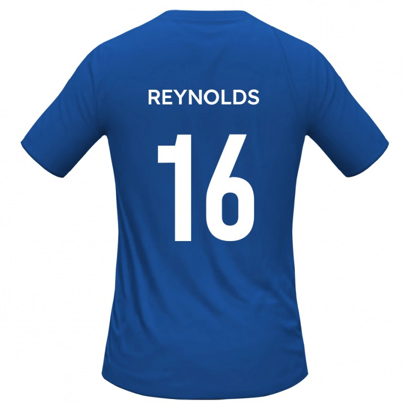 Danxen Niño Camiseta Callum Reynolds #16 Azul Celeste 2ª Equipación 2025/26 La Camisa