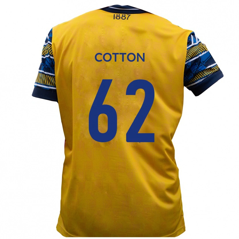 Danxen Niño Camiseta Bailey Cotton #62 Amarillo Negro 2ª Equipación 2025/26 La Camisa