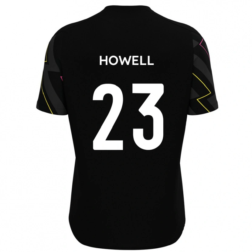 Danxen Niño Camiseta Finn Howell #23 Negro Gris 2ª Equipación 2025/26 La Camisa