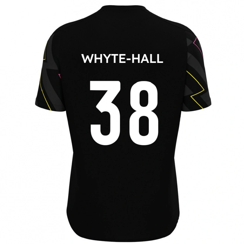 Danxen Niño Camiseta Szhem Whyte-Hall #38 Negro Gris 2ª Equipación 2025/26 La Camisa