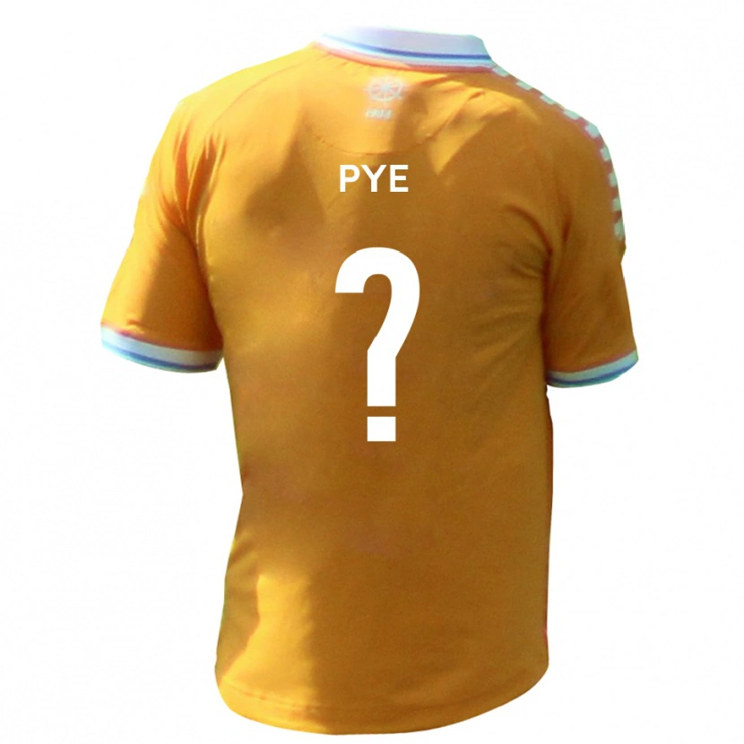 Danxen Niño Camiseta Jade Pye #0 Amarillo Azul 2ª Equipación 2025/26 La Camisa