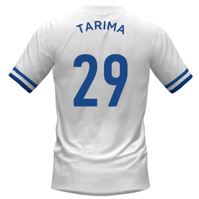 Danxen Niño Camiseta Sean Tarima #29 Blanco Azul 2ª Equipación 2025/26 La Camisa