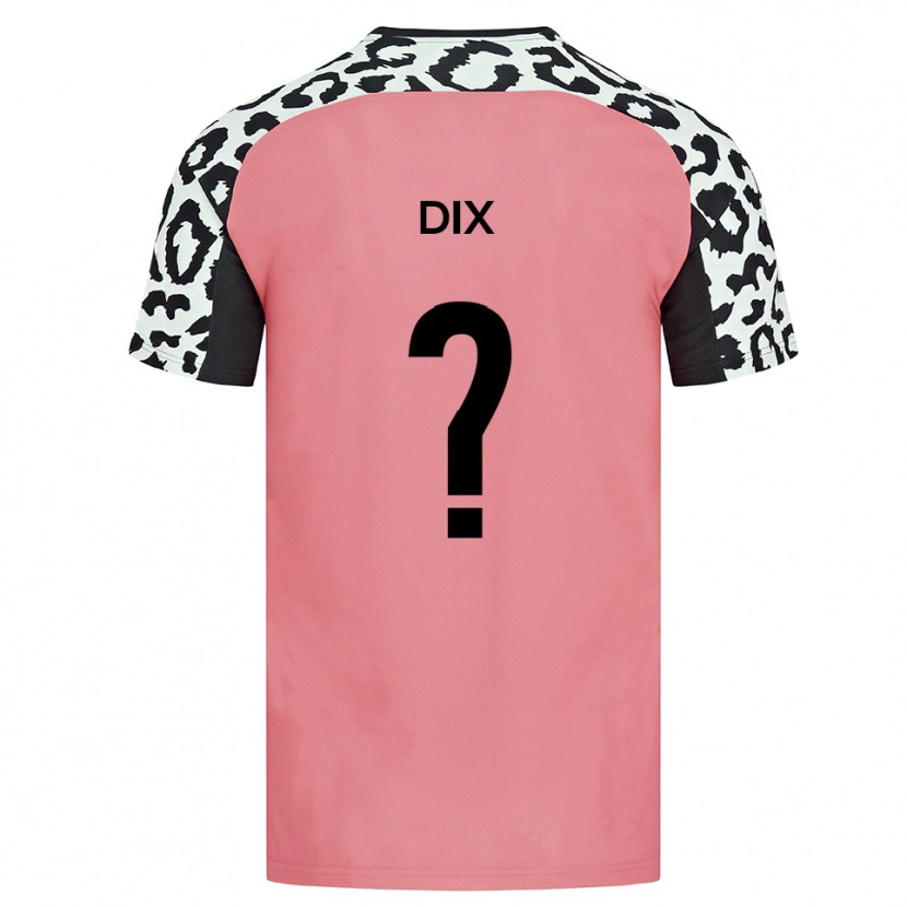 Danxen Niño Camiseta Hannah Dix #0 Rosa Negro 2ª Equipación 2025/26 La Camisa