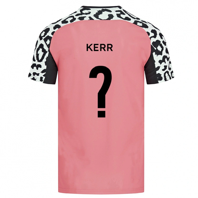 Danxen Niño Camiseta Natasha Kerr #0 Rosa Negro 2ª Equipación 2025/26 La Camisa