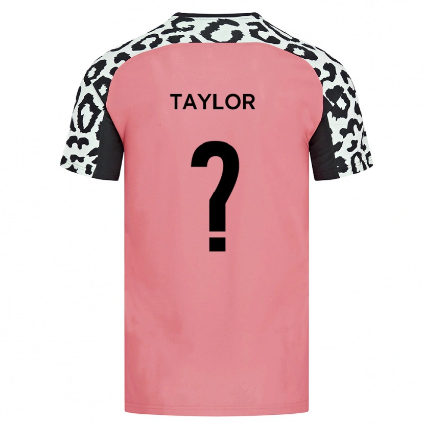 Danxen Niño Camiseta Victoria Taylor #0 Rosa Negro 2ª Equipación 2025/26 La Camisa