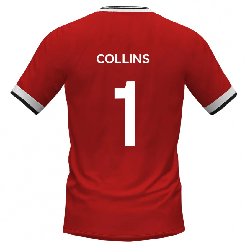 Danxen Niño Camiseta Harvey Collins #1 Blanco Negro 2ª Equipación 2025/26 La Camisa