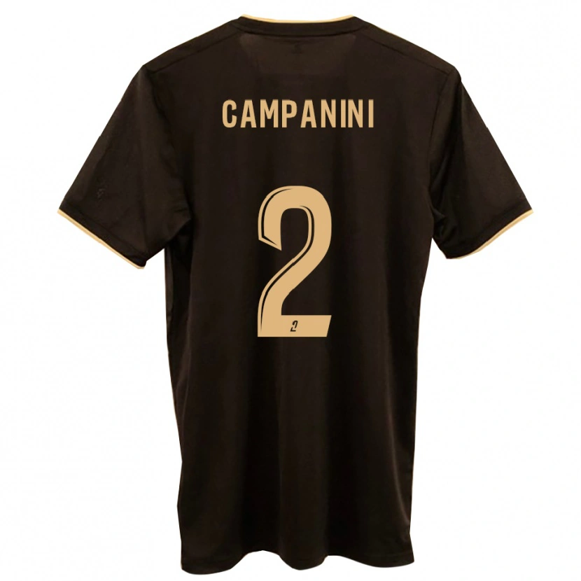 Danxen Niño Camiseta Thibault Campanini #2 Azul Rojo 2ª Equipación 2025/26 La Camisa