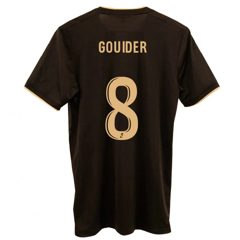 Danxen Niño Camiseta Yanis Gouider #8 Azul Rojo 2ª Equipación 2025/26 La Camisa