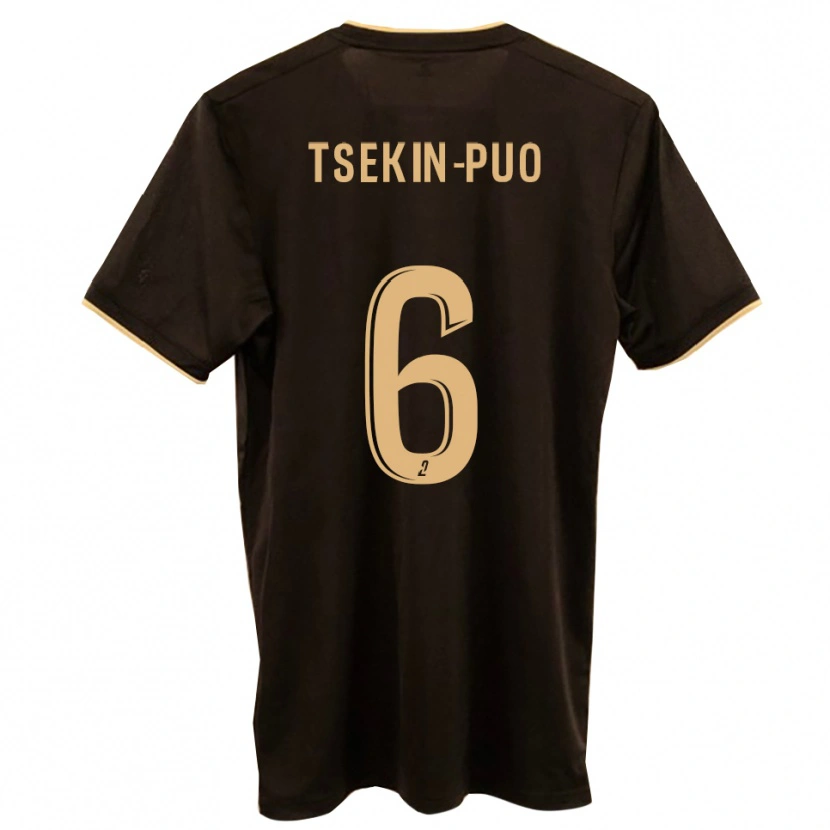 Danxen Niño Camiseta Lenny Tsekin-Puo #6 Azul Rojo 2ª Equipación 2025/26 La Camisa