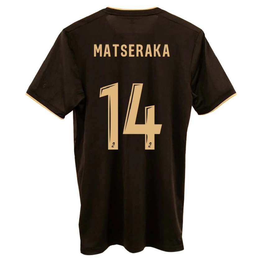 Danxen Niño Camiseta Noam Matseraka #14 Azul Rojo 2ª Equipación 2025/26 La Camisa
