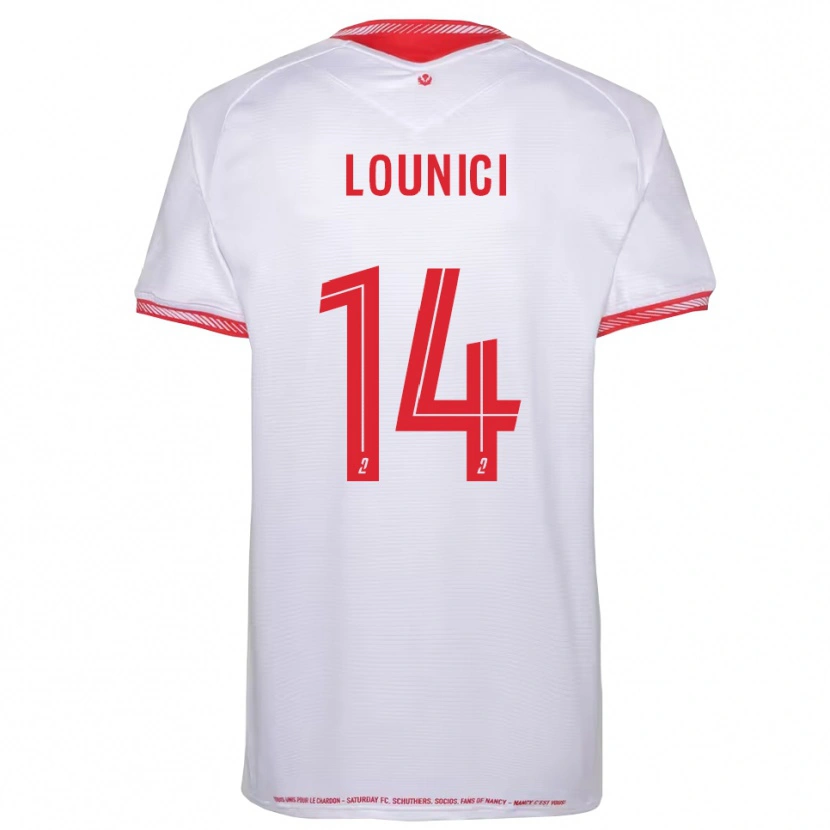 Danxen Niño Camiseta Mohand Lounici #14 Negro Rojo 2ª Equipación 2025/26 La Camisa
