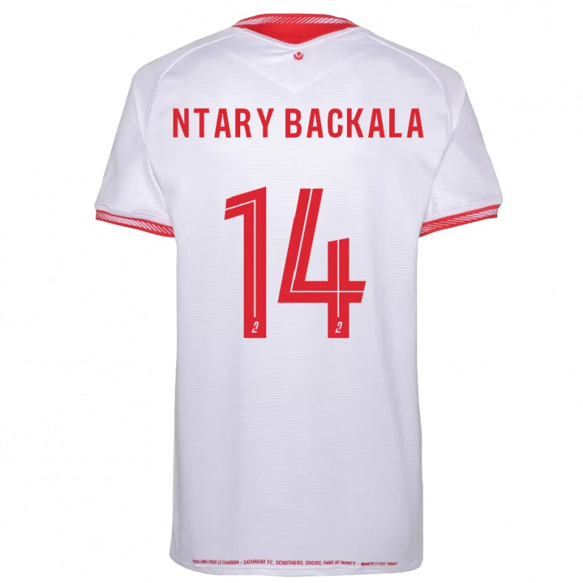 Danxen Niño Camiseta Jordy Ntary Backala #14 Negro Rojo 2ª Equipación 2025/26 La Camisa