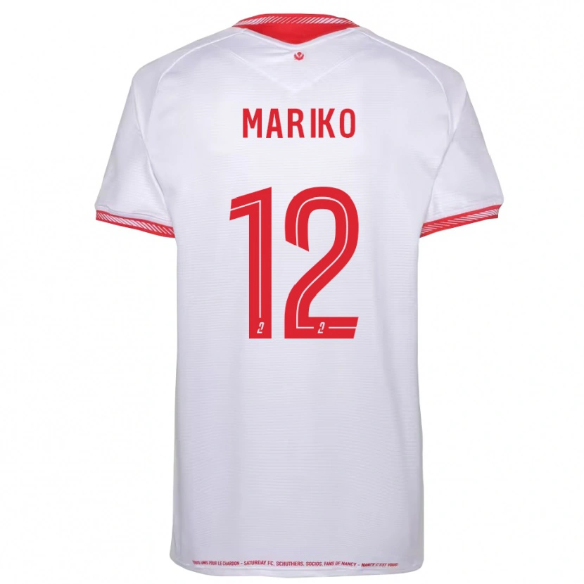 Danxen Niño Camiseta Lamine Mariko #12 Negro Rojo 2ª Equipación 2025/26 La Camisa