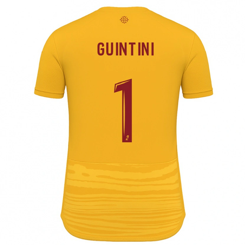 Danxen Niño Camiseta Loryan Guintini #1 Naranja Borgoña 2ª Equipación 2025/26 La Camisa