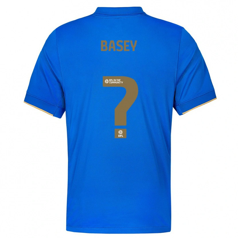 Danxen Hombre Camiseta Oliver Basey #0 Azul Oro 1ª Equipación 2025/26 La Camisa