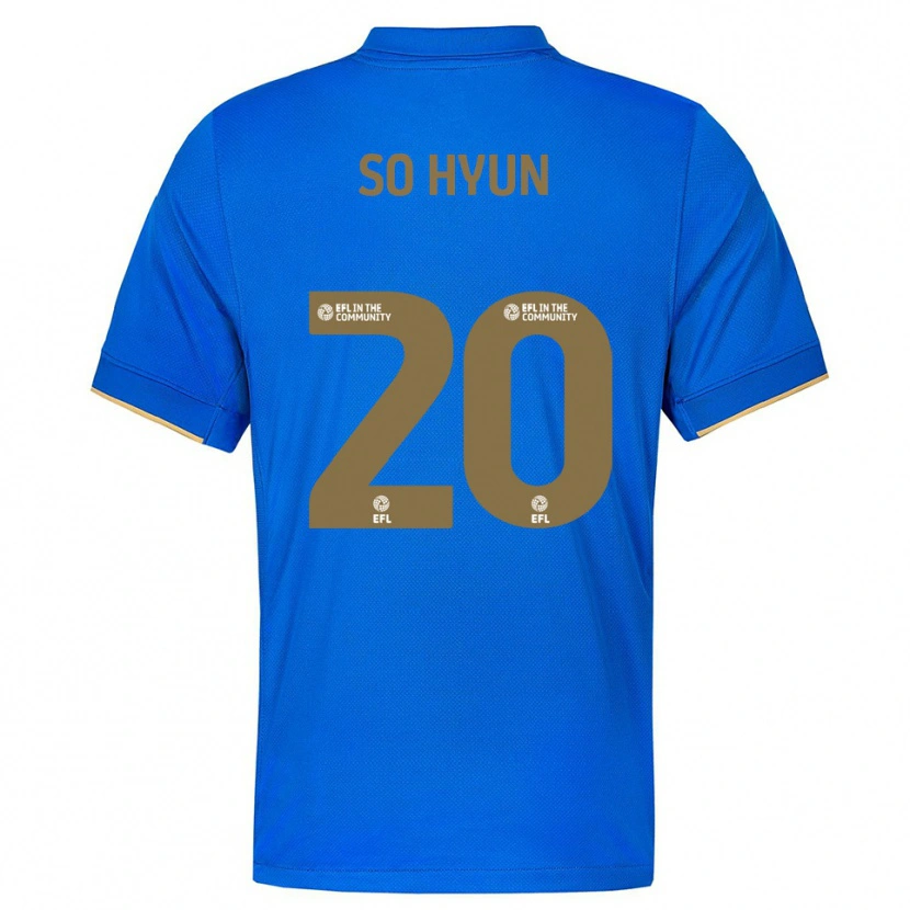 Danxen Hombre Camiseta Cho So-Hyun #20 Azul Oro 1ª Equipación 2025/26 La Camisa