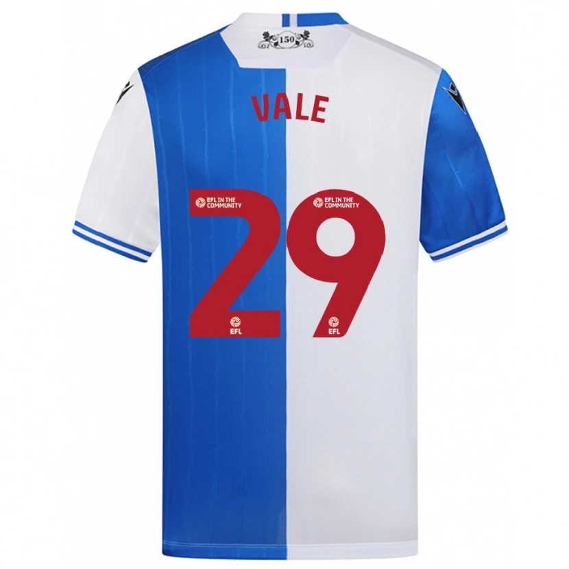 Danxen Hombre Camiseta Jack Vale #29 Azul Blanco 1ª Equipación 2025/26 La Camisa