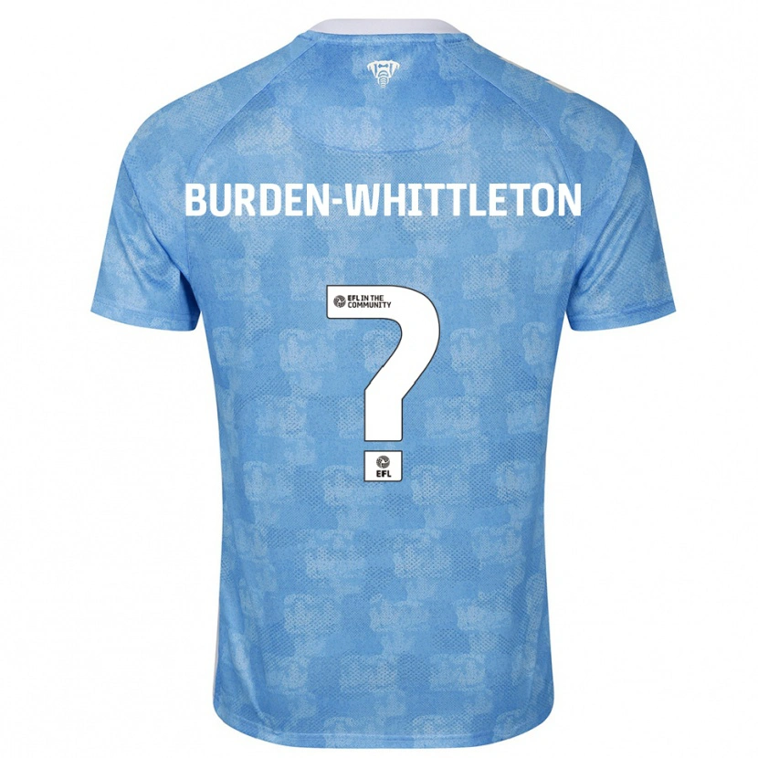 Danxen Hombre Camiseta Charlie Burden-Whittleton #0 Azul Celeste Blanco 1ª Equipación 2025/26 La Camisa