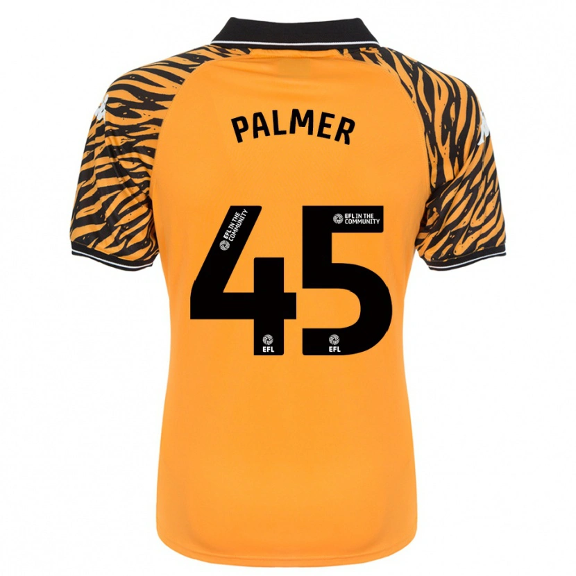 Danxen Hombre Camiseta Kasey Palmer #45 Naranja Negro 1ª Equipación 2025/26 La Camisa
